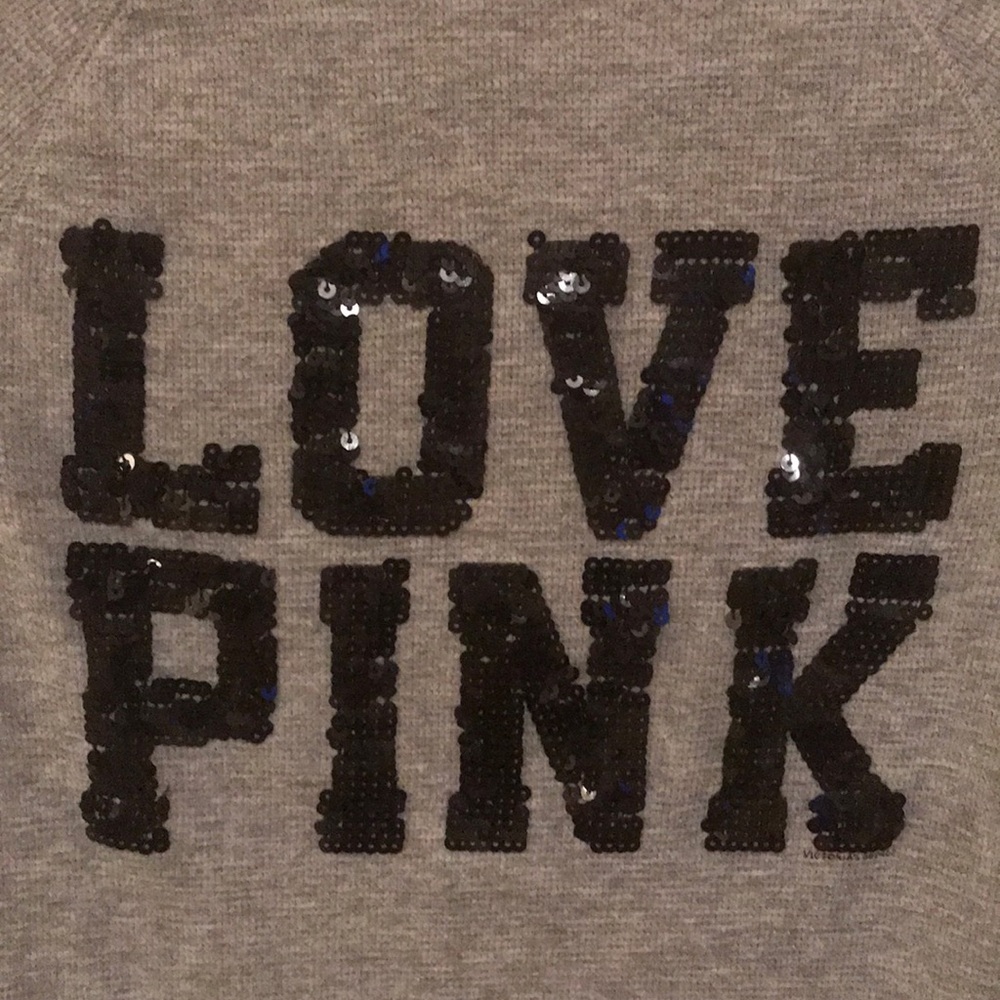 Victoria’s Secret LOVE PINK Thermal Sequin Top